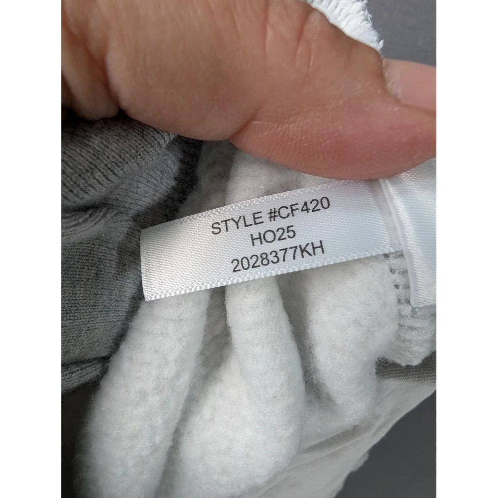 J Crew Womens CF420 Heritage Fleece Jogger Sweatpants Gray Small
